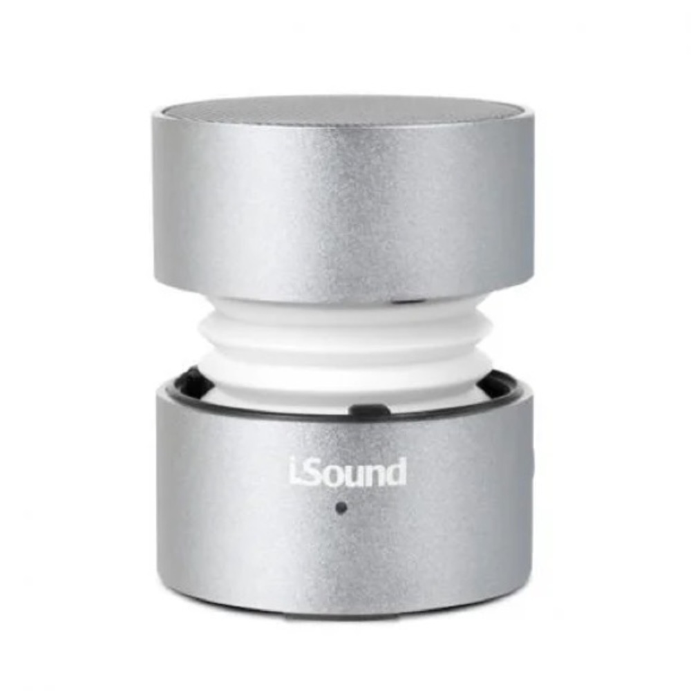 iSound Silver Portable Speaker